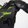 Schutt Y-Flex Youth Shoulder Pads,Black/Neon Green