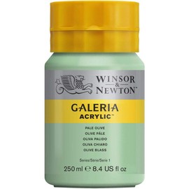 Winsor and Newton Galeria Acrylic Colour 250ml 435 Pale Olive (Pot)