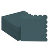 qiqee Dark Grayish Blue Cocktail Dinner Napkins 5x5inch Disposable Beverage,Wedding,