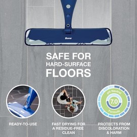 Bona Bona Multi-Surface Floor Premium Spray Mop - Includes Multi-Surface Floor Cleaner Concentrate and Machine Washable Microfiber Cleaning Pad - For Stone, Tile, Laminate and Vinyl LVT/LVP Floors