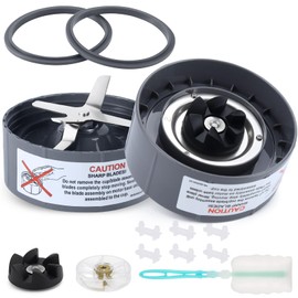 Paquete de 2 piezas de repuesto para batidora NutriBullet serie 900 W y 600 W, accesorios de repuesto compatibles con cuchilla NutriBullet incluyendo junta de goma de engranajes y almohadilla de choque