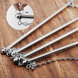 HDYEGY Horse Blanket Rack Heavy Duty Stainless Steel Blanket Holder for Horse Blankets Pads Saddle Blankets,24 * 44 inches