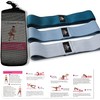 Hatha Yoga Large Resistance Band,14.5 x3.15,Fabric Exercise Loop Bands with