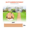 VEVOR Wooden Garden Pathway, 16 ft L x 17 in