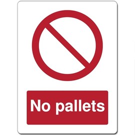 Red Circle Prohibited Act Metal Sign For Office Work Site School 15cm x 20cm - No pallets