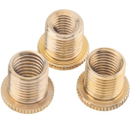 ePathChina M8x1.25 / M10x1.25 / M10x1.5 Gear Shifter Knob Thread Screw Adapter for 5 6 Speed Manual Automatic Vehicle, Gold Shift Knob Adapter (6)