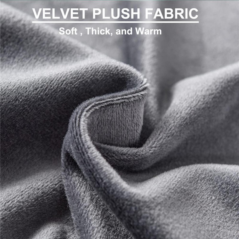 Highdi Ottoman Protective Cover Stool Cover, Velvet Stool Cover for