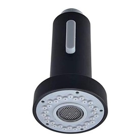 2-Function Kitchen Sink Tap Head Replacement - Pull Out Sprayer Head for Kitchen Faucet, Kitchen Tap Nozzle Replacement Part, Male G 1/2(Black)