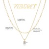 VIROMY Diamond Gold Necklaces for Women 14k Gold Plated Dainty