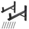 ZSHIGANMA PA Speaker Mounting Brackets Holds up to 110lbs,Dual/Pair Heavy