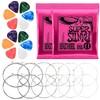 12 Pack Electric Guitar Strings Accessories Set, Including 12 Regular