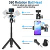 Extendable Selfie Stick Tripod for Gopro/Cell Phone/Camera, Mini Tripod with