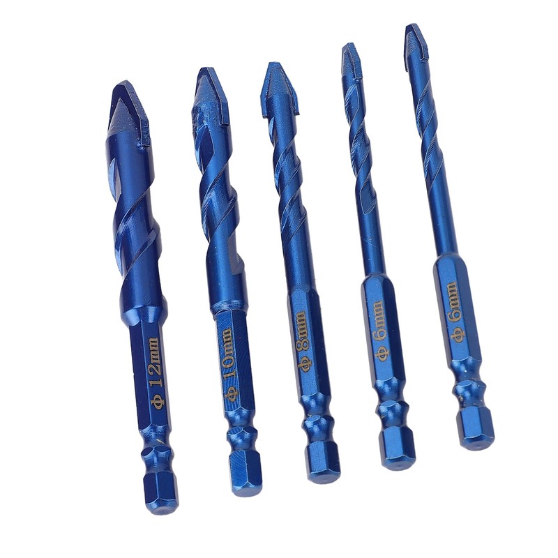 5Pcs Crooked Head Eccentric Drill Special High Strength Twist Bit