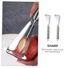 OSALADI Fruit Engraving Blades: 2pcs Stainless Steel V- Shape Fruit