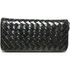 Berkut 1030220 Italian Leather Genuine Leather Braided Long Wallet, Round