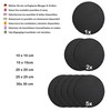 mtb more energy Set of 5 Slate Sign Plate Circle
