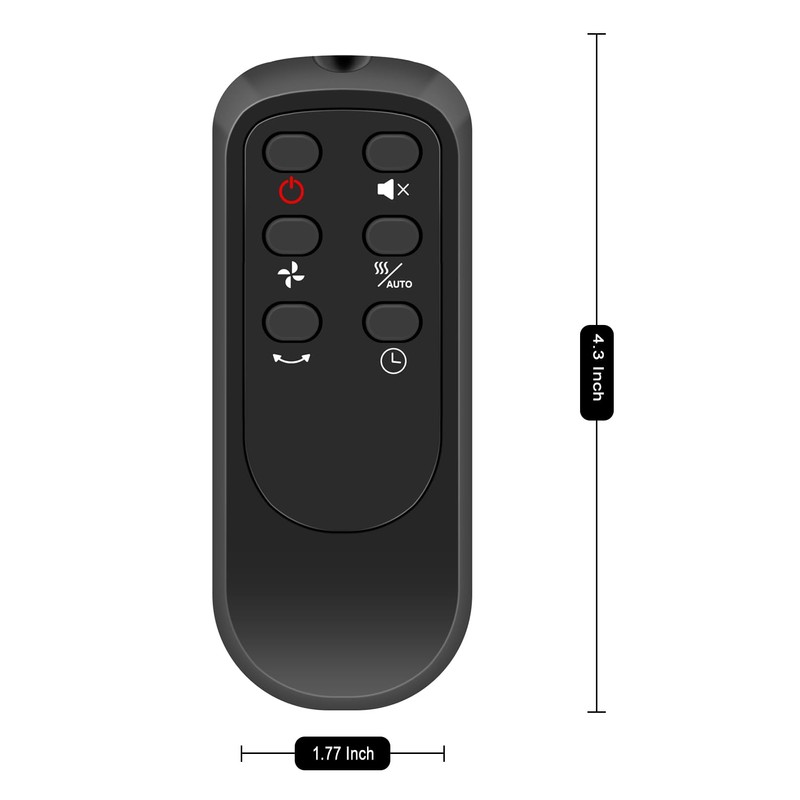 Replacement DR-HTF003 Remote Control Commander Compatible with Dreo Tower Fan