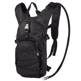 G4Free Hydration Pack Sports Runner Hydration Backpack with Bladder (19.68"x 8.26"x 4.72")(Black)