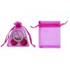 Tendwarm 100pcs 3x4 Inch Sheer Organza Bags for Party Festival
