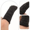 Baluue 6pcs Cut Resistant Finger Cots Reusable Finger Protectors for