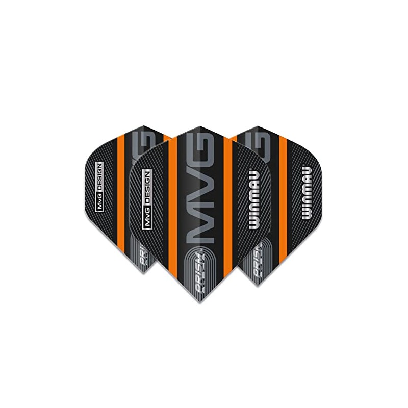 WINMAU Prism Alpha Michael Van Gerwen MvG Black and Orange