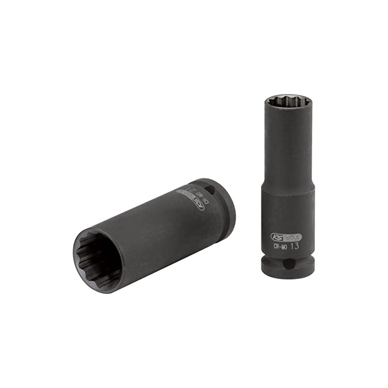 KS TOOLS 515.0948 1/2" Bi hex impact socket, long, 16mm