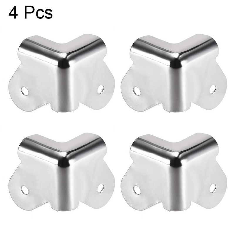 sourcing map Pack of 4 Speaker Corner Protectors Cabinets Corners