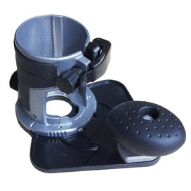 KATSU Trimmer Router Offset Base, Fully Adjustable, for Electirc or Cordless Wood Hand Routers SP10174816