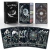 WJPC Silver Foil Edge Tarot Cards with Guide Book Set&Gift