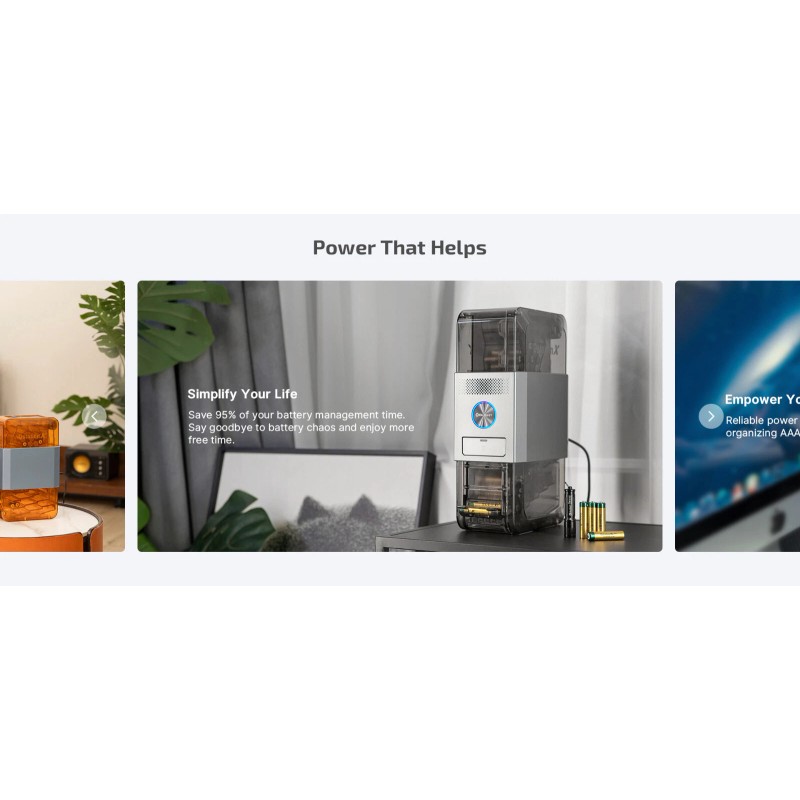 Olight Ostation X 3-in-1 Automatic Rechargeable AAA Battery Charger w/Adapter