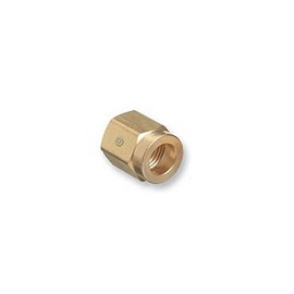 Western Enterprises CO-2 Regulator Inlet Nuts, Carbon Dioxide (CO2), Brass, CGA-320