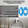 BWP 5 Pack Electrical Outlet Box Extender 1 Gang -