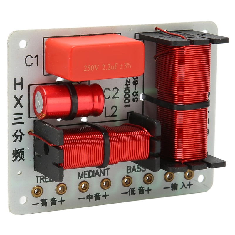 DAUZ Crossover 3 Way 150W Speaker Frequency Splitter for DIY