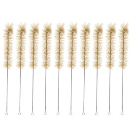 GLOGLOW Cepillo de Tubo, 10 Piezas Cepillos de Limpieza de Tubos de ensayo de Vidrio cerdas Herramientas de Limpieza de Botellas para Limpiar Tubos de ensayo de Paja(S) Cepillos