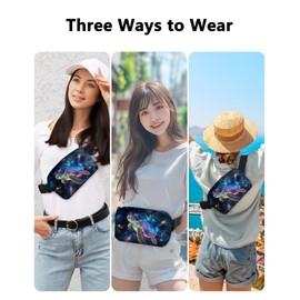 Sea Turtle Fanny Pack for Women Belt Bag Lightweight Waist Bags Waterproof Purse with Adjustable Straps Wallet Casual Presents Travel Workout