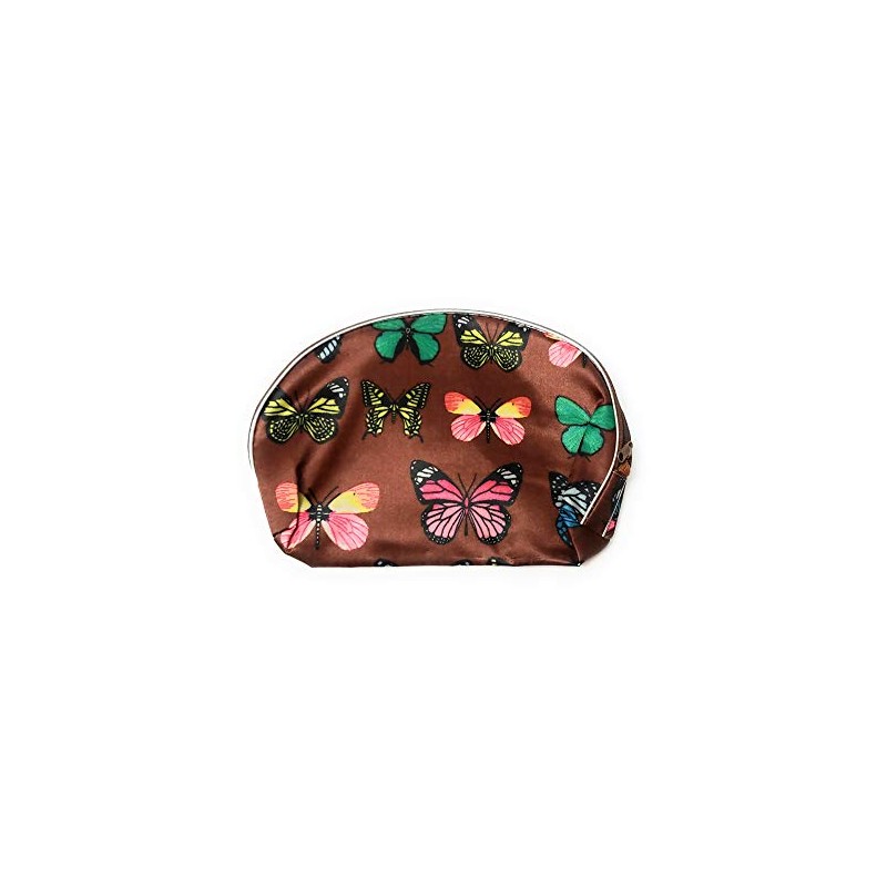 5" x 8" Butterfly Theme Large Zipper Cosmetic All Purpose
