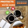 Great Coasters (Set of 2) Square/Glossy Quality Coasters/Tabletop Protection for