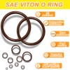 KEZE 382 Pcs SAE Viton O Ring Assortment Kit 30