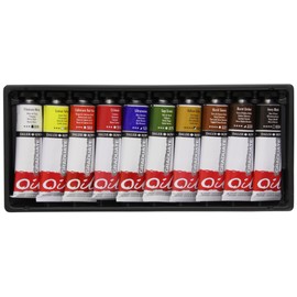 Daler Rowney 117900100 Graduate Oil Selection Set 38ml (Pack of 10) - Multicolor