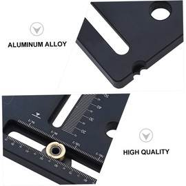 SEWACC Adjustable Punching Locator Tool for Woodworkers Precision Door Handle Positioner with Scale for Easy DIY Installation of Cabinets More