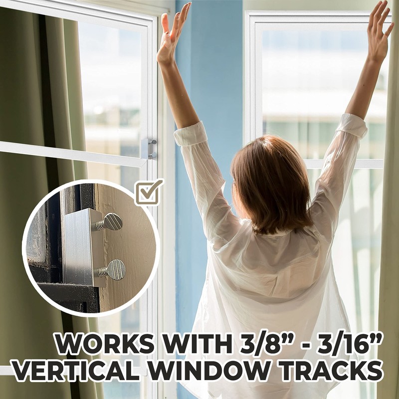 Window Locks, 15 Pack Window Locks for Vertical and Horizontal