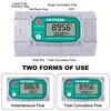 GRYVOZE 2 Inch NPT Digital Flow Meter, 15.8-132 GPM Inline