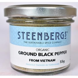 Steenbergs Organic Ground Black Pepper Standard 55g