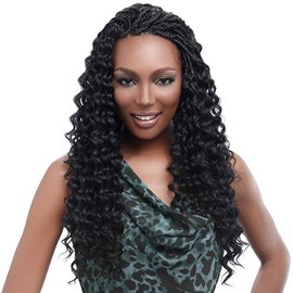 Harlem125 Synthetic Hair Braids Kima Braid Ripple Deep 20" (6-Pack, 27)