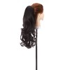 Fashion Ponytail Hair Extension Claw Curly Wavy Straight Clip in