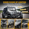Auxbeam 4 Inch LED Light Pods, 60W Square Offroad Driving