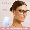 LKEYE Cat Eye Reading Glasses Women Blue Light Cute Computer