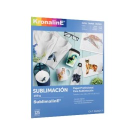 Kronaline 125 Hojas Carta Premium Sublimación Papel Sublimar Kronaline