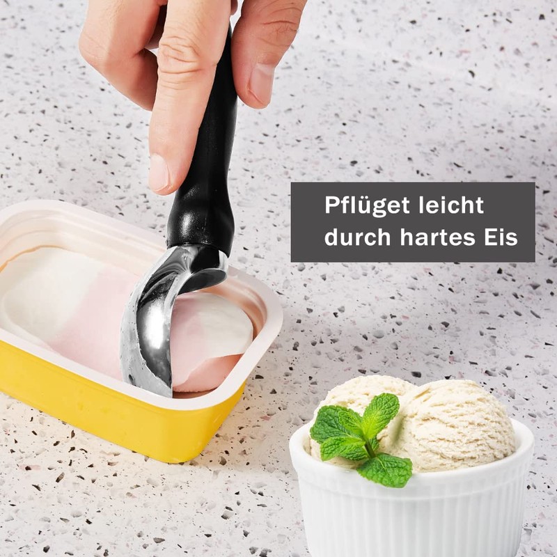 Saebye Ice Cream Scoop, Ice Cream Scoop with Comfortable Non-Slip