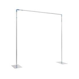 Gdrasuya10 Backdrop Stand Pipe Kit,Wedding Backdrop Stand for Ceremony with Weighted Steel Bases Heavy Duty Background Stand for Parties Weddings Birthday (W9.8XH9.8 FT)